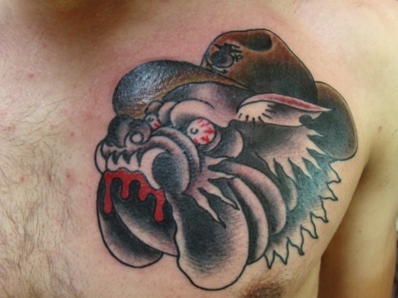 Devil Dog Tattoo